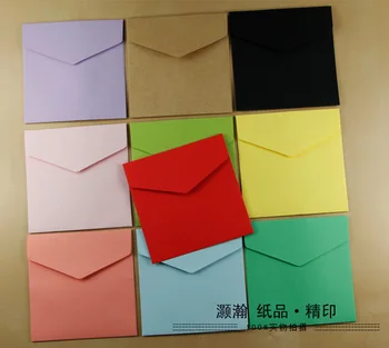 

Square Envelope 127x127mm CD Envelope Greeting Card Color Envelope 100PCS