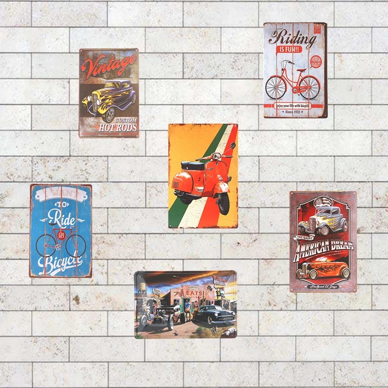 vintage tin metal signs motorcycle signs rustic wall plaque garage garage club barn parlor bedroom wall decor - Bedroom Wall Plaques vintage tin metal signs motorcycle signs rustic wall plaque garage garage club barn parlor bedroom wall decor - Bedroom Wall Plaques