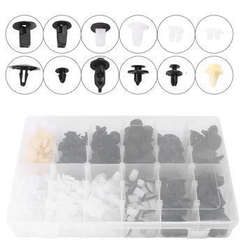 

292pcs 12 Sizes Trim Clips Door Fenders Bumper Panel Fastener Kit Vehicle Retainer Fastener Rivet Panel Liner Fit for All Car