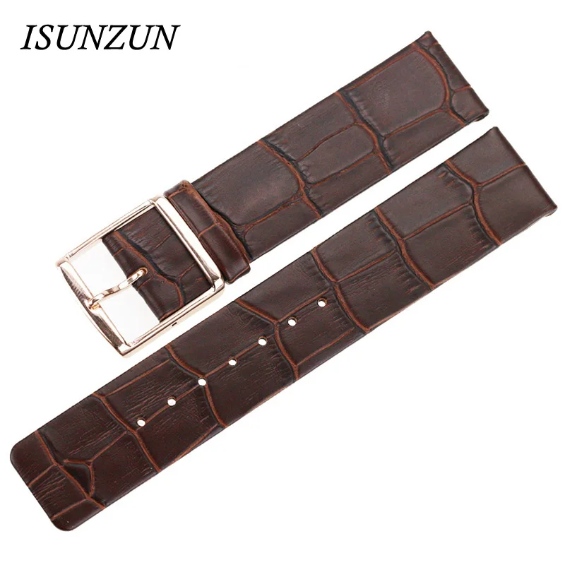 

ISUNZUN Genuine Leather Watchband For CK k2Y231/K2Y2X6/k2G231/k2Y211/K2U231 Band Watch Band Women watch strap First Layer Leath