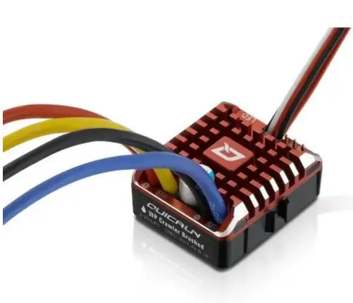 

QuicRun 1:10 1/8 WP Crawler Brush Brushed 80A Electronic Speed Controller Waterproof ESC With Program box LED BEC XT60