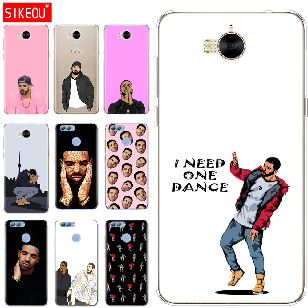 

Silicone phone Cover Case for huawei Y3 Y6 Y5 2 II 2017 nova 3e 2s 2 LITE plus Drake