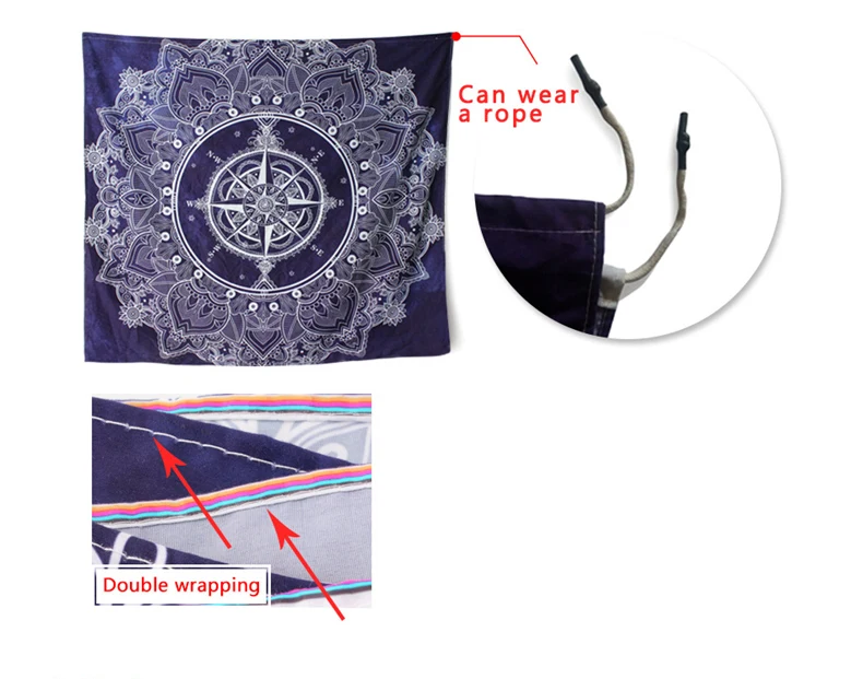 Green Banana Leaf Printed Hanging Tapestry Bedroom Carpet Livingroom Wall Tapestry Yoga Mat Home Decor Soft Polyester Tapestry