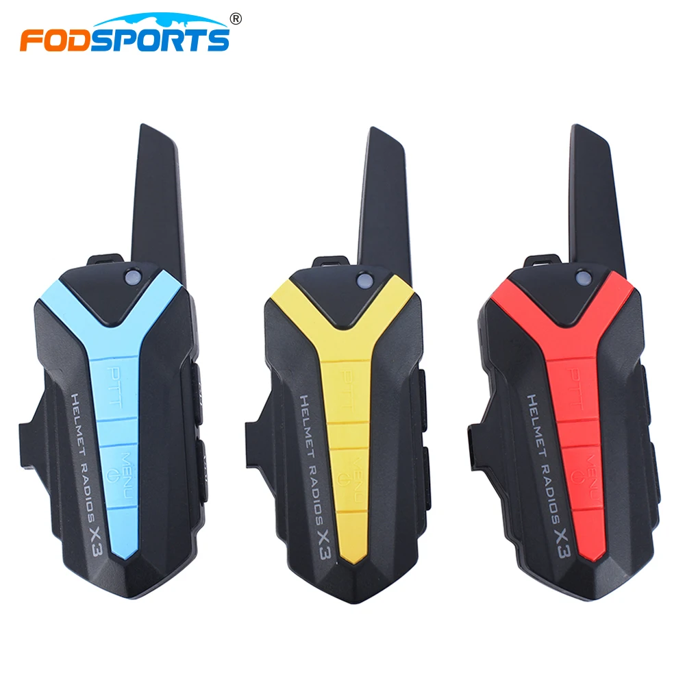 

Max 3000M Motorcycle Bluetooth Headset No Riders Limited Group Talk Motorcycle Helmet Interphone Intercom Headsets + PTT Control