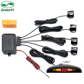 

GreenYi Wholesale 10pcs Car Parking Assistance Sensor Auto Backup Radar System with 4 Sensor