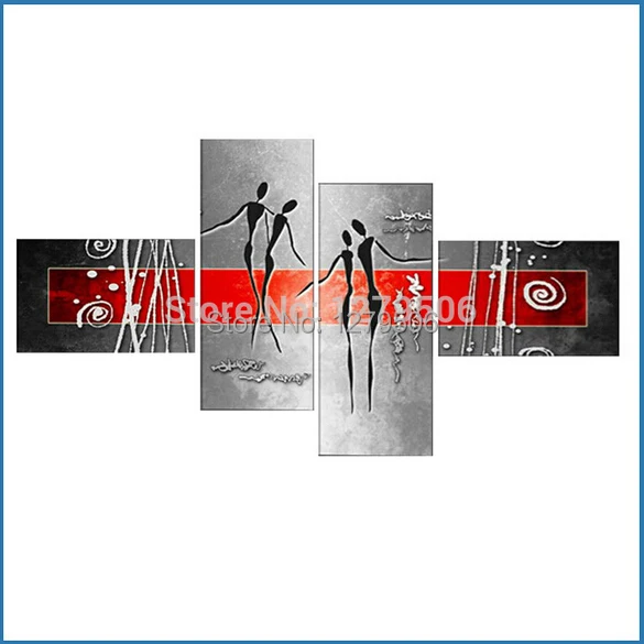 

Handpainted Abstract Decorative Oil Painting On Canvas High Quality Wall Art Picture For Home Decor Lovers Dancing