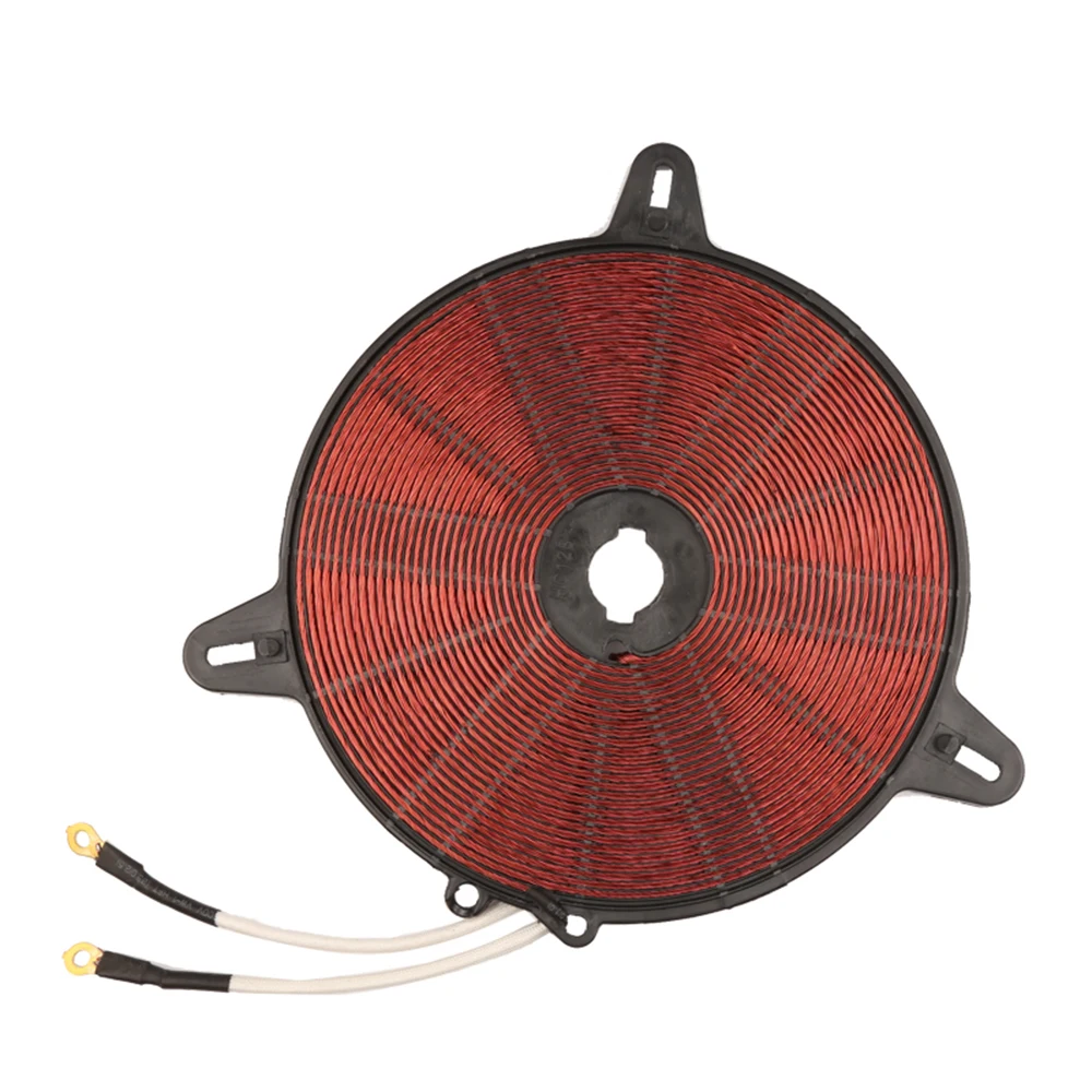 2000W 195mm Induction Heat Coil Enamelled Aluminium Wire Induction Heating Panel 