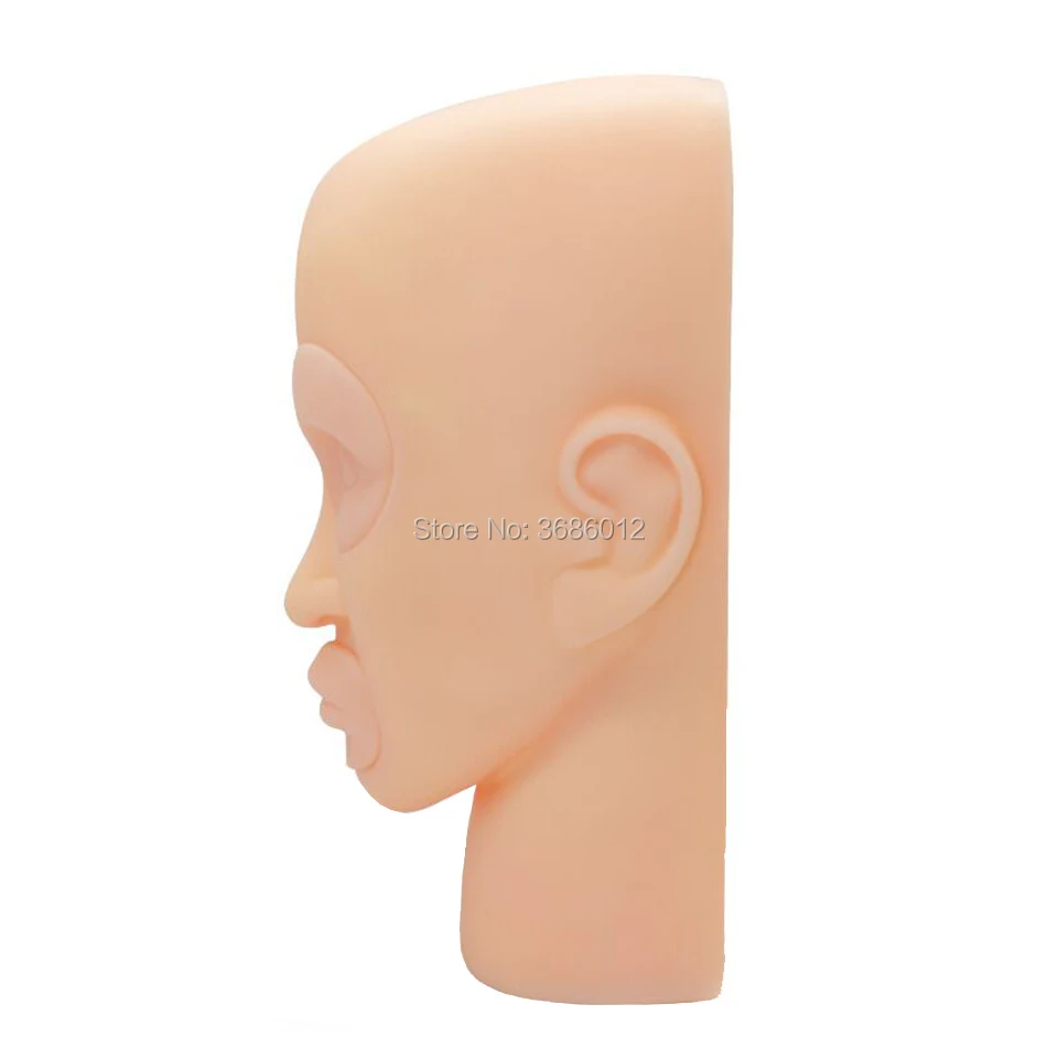 3D Силиконовая Перманентная Татуировка тренировочная практика Съемная голова человека модель шаблон для микроблейдинг тату Начинающий