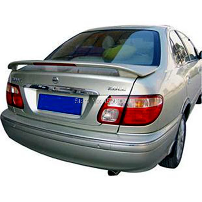 Для nissan sunny red stop light задний спойлер высокого качества ABS большой для 2001 2002 2003 2004 2005