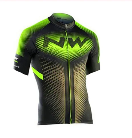 NW Manner und Frauen Radfahren Jersey Kleidung Set Fruhling und Sommer Manner und Frauen Kurzarm Atmungsaktiv - Цвет: Cycling jersey