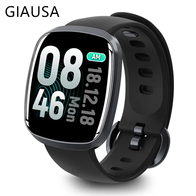 

GIAUSA Smart Watch Waterproof GT103 Blood Pressure Fitness Tracker Sleep Monitor Music Control Full Screen Touch for iPhone
