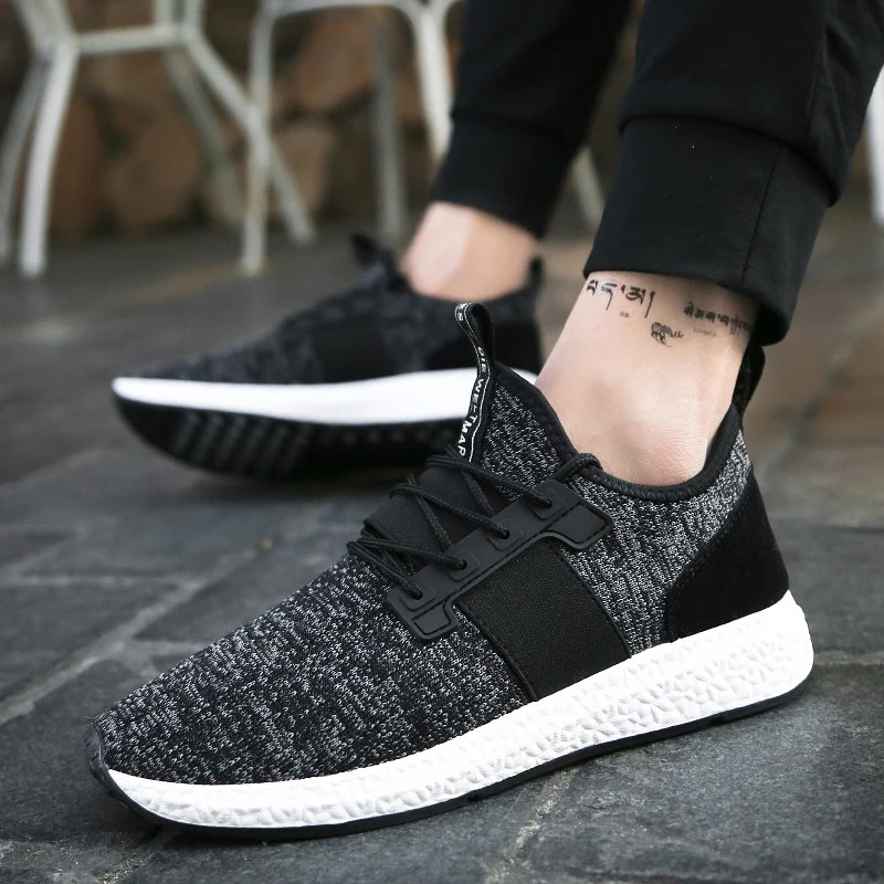 Men Casual Shoes Brand Men Shoes Men Sneakers Flats Mesh Slip On