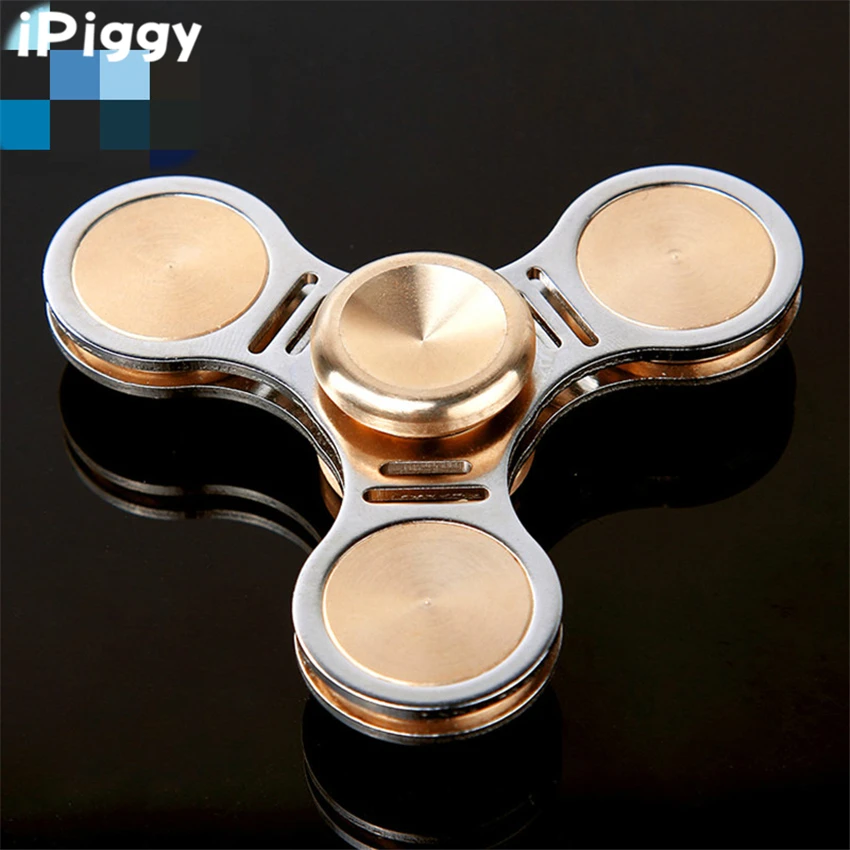 

EDC Hand Spinner Funny Toy Fidget Spinner Brass Alloy for Autism and ADHD Birthday Gift