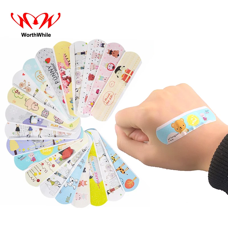 

WorthWhile 5sets/lot Waterproof Breathable Band-Aid Hemostatic Adhe Bandage Ourdoor Camping Survival Emergency First Aid Kits