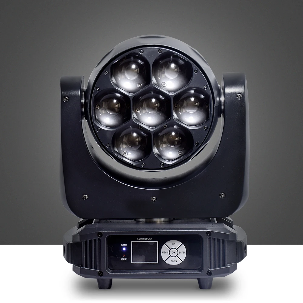 

LED beam moving head light led 7x40w wash zoom lights DMX control professional DJ bar party show stage light high brightness