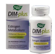 Nature s Way DIM plus Estrogen Metabolism Enhanced absorption patented complex 120 pcs
