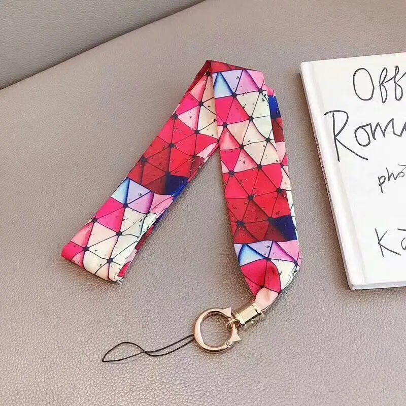 2019 الأزياء جديد الرقبة الأشرطة الشيفون واسعة اسهم للمفاتيح ID بطاقة رياضة أحزمة هاتف المحمول USB شارة حامل DIY شنق حبل