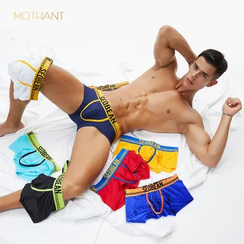 

New men's underwear Nylon ice silk men's underwear Candy color men's underwear Men's comfortable home health