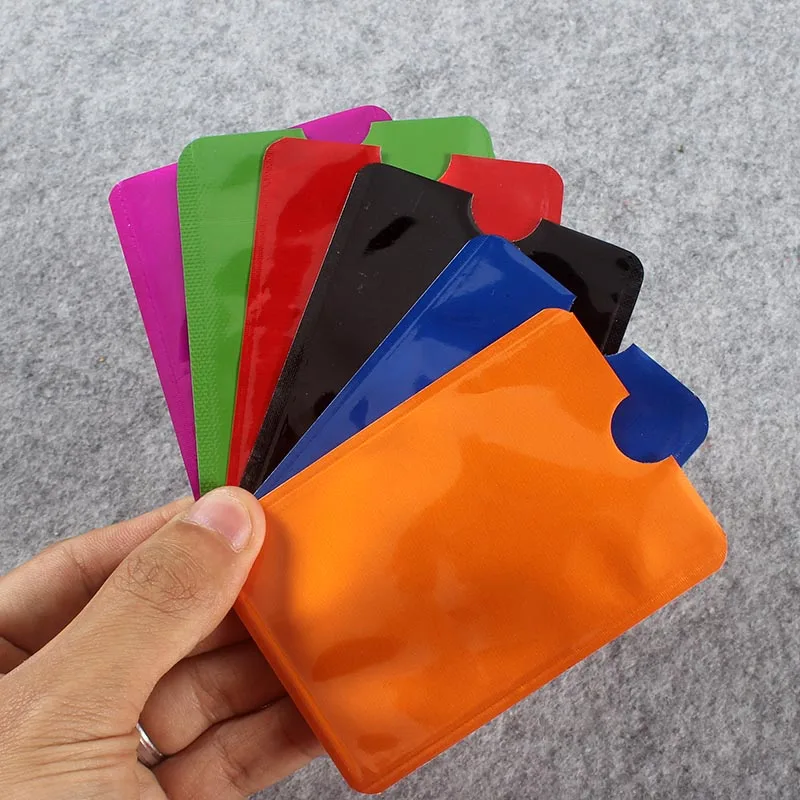 6 шт. держатели для банковских карт с Rfid защитой|Держатели и пропусков| |
