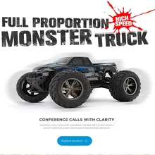 Горячая RC автомобиль 40KMH RC Monster Truck 2,4 GHz высокая скорость сверхзвуковой монстр грузовик Внедорожник Багги электронная игрушка