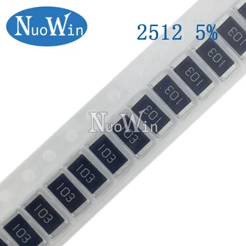 

100pcs/lot 2512 SMD Resistor 5% 91K 100K 110K 120K 130K ohm