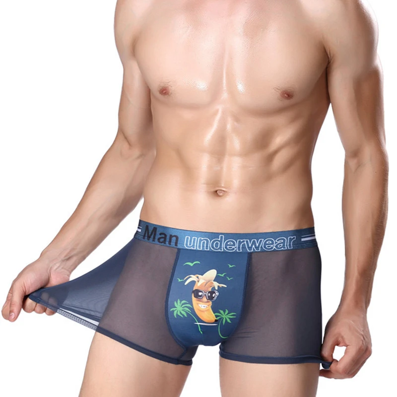 Binyuxd Merk Transparante Mens Sexy Underwear Flexibele Print Banaan Grappige Boxershorts Voor Mannen 5 Stks Partij Boxer Shorts Boxer Shorts Brandbrand Boxer Shorts Aliexpress