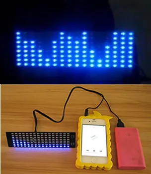 

51 SCM Development learning board led light Music spectrum level indicating thermometer Meter display instrument diy kit