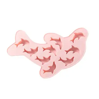 

Cute Dolphin Shaped Silicone Mould Ice Cube Chocolate Candy Mold Silicone Chocolate Mold Tray Creative Ice Cube Cake Decoration