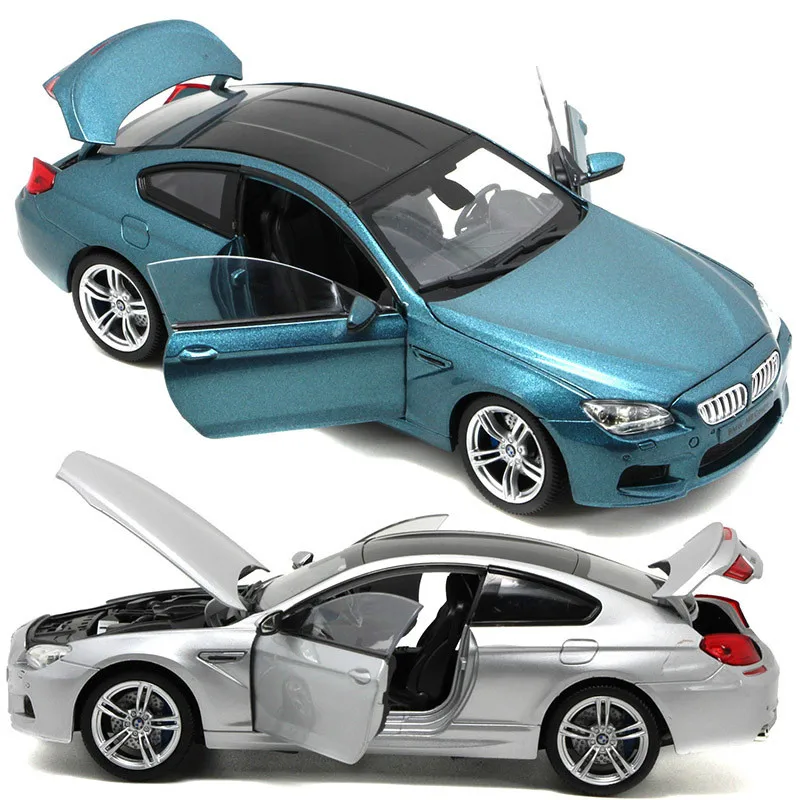 

1:24 for BMW M6 Alloy Car Model Super Racing Offroad 4x4 Diecast Car Model Collection Gift Toys for Children with Display Stand