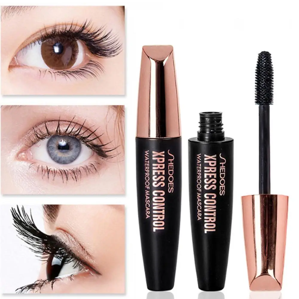 

New 4D Makeup Lash Mascara Waterproof 3d Mascara For Silk Fiber Eyelash Extension Black Thick Lengthening Eye Lashes Cosmetics