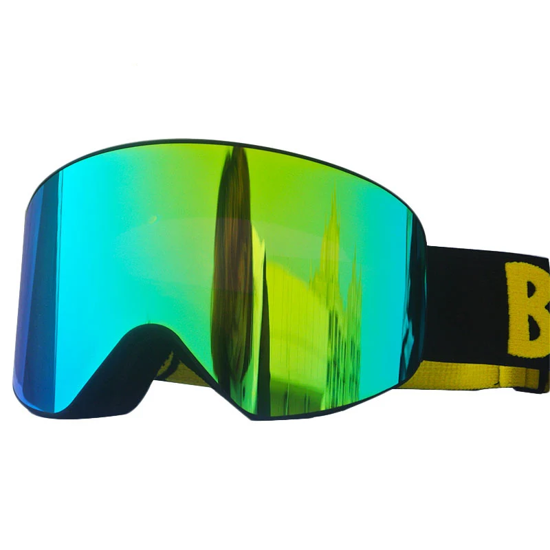 جديد HD مرآة تزلج نظارات مزدوجة طبقات UV400 مكافحة الضباب الثلوج على الجليد قناع للتزلج نظارات الرجال النساء في الهواء الطلق تسلق نظارات حار