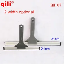 QILI QH-07 21 см/31 см ширина алюминиевый скребок с держателем резиновый скребок для воды стеклоочиститель скребок Инструмент Бесплатный корабль