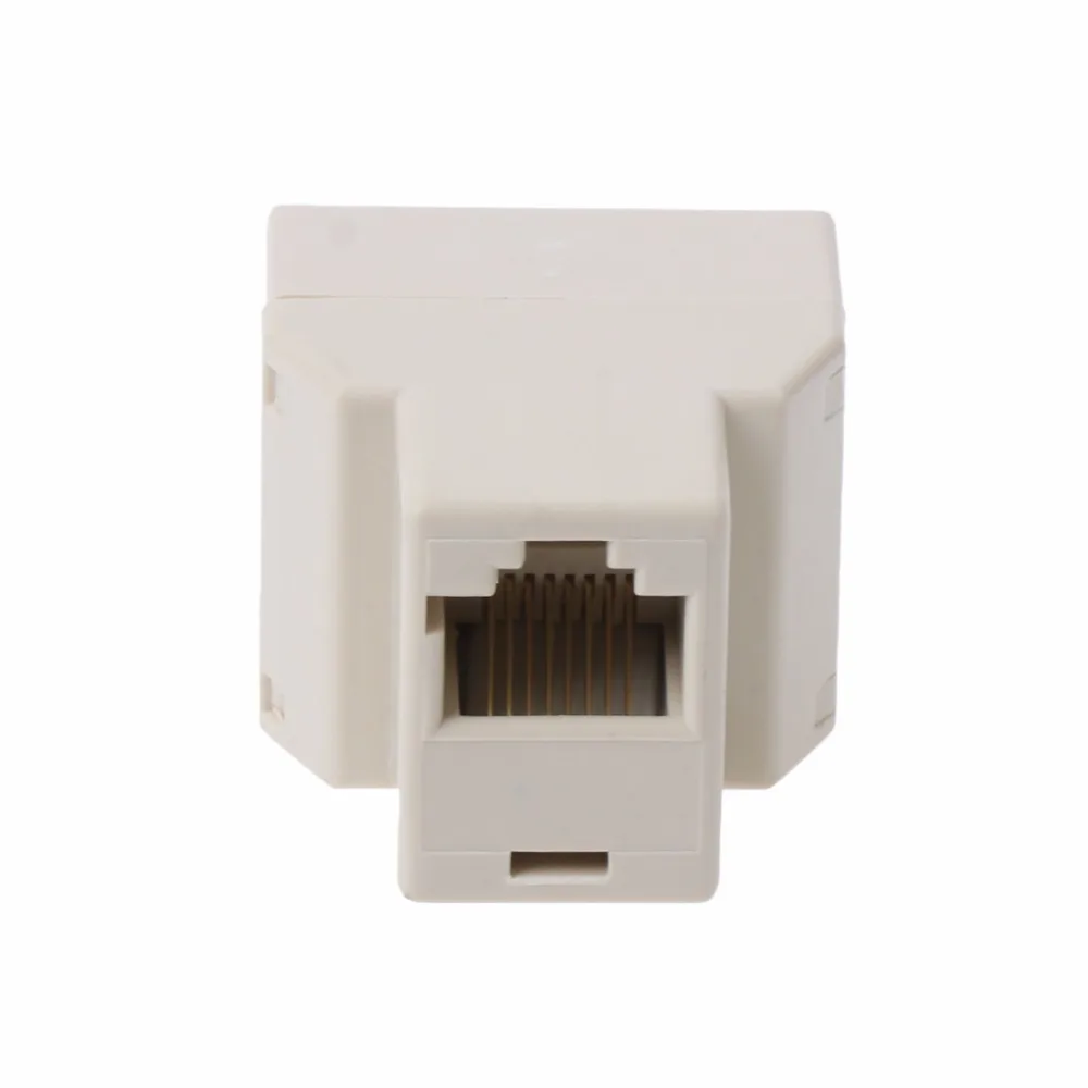 RJ45 CAT5 CAT5E сетевой Ethernet 1to2 коннектор адаптер