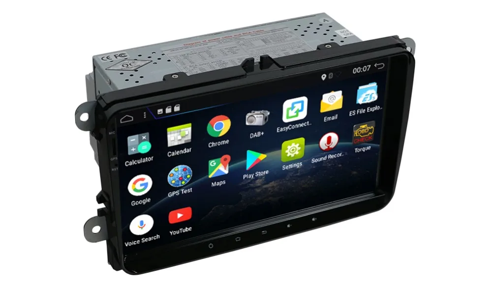 Clearance Android 7.1 car radio gps navigation Wifi+Bluetooth+Radio autoradio 2 din for Volkswagen GOLF 4 5 6 POLO PASSAT TIGUAN 3