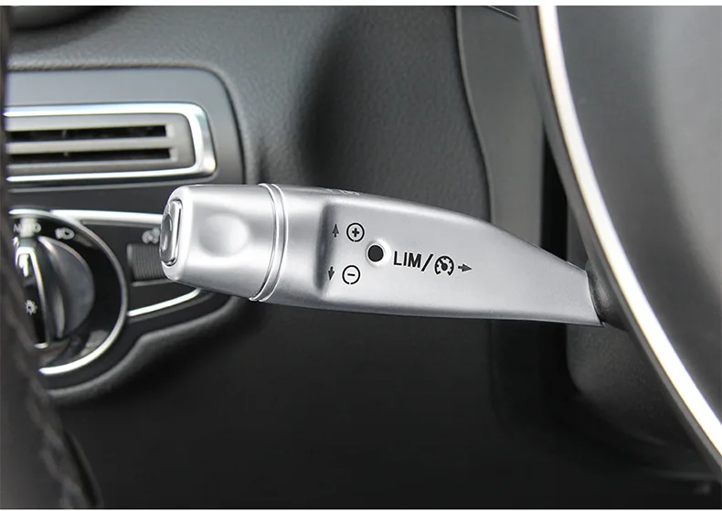 9 шт./лот, автомобильный рычаг переключения передач, круиз, чехлы, рамка, наклейки, комплект для Mercedes W212 W202 W176 W205 W163 W124 GLC CLA GLA GLE GLS