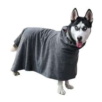

Dog Bathrobe Pet Drying Towel Pet Dog Bath Towel For Small Medium Large Dogs 400g Microfiber Super Absorbent Cloak Bath Towels