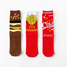 3 пары Горячая Звездная ночь осень-зима Ретро Для женщин личности Искусство Ван Гог росписи Всемирно известный живопись мужские Смешные забавные носки