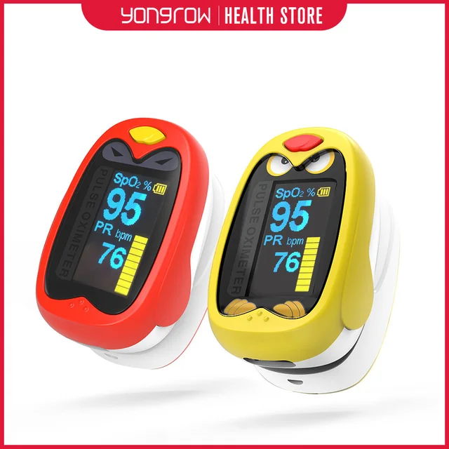 Yongrow Medical Infant Finger Pulse Oximeter Neonatal Blood Oxygen Saturation SPO2 Baby