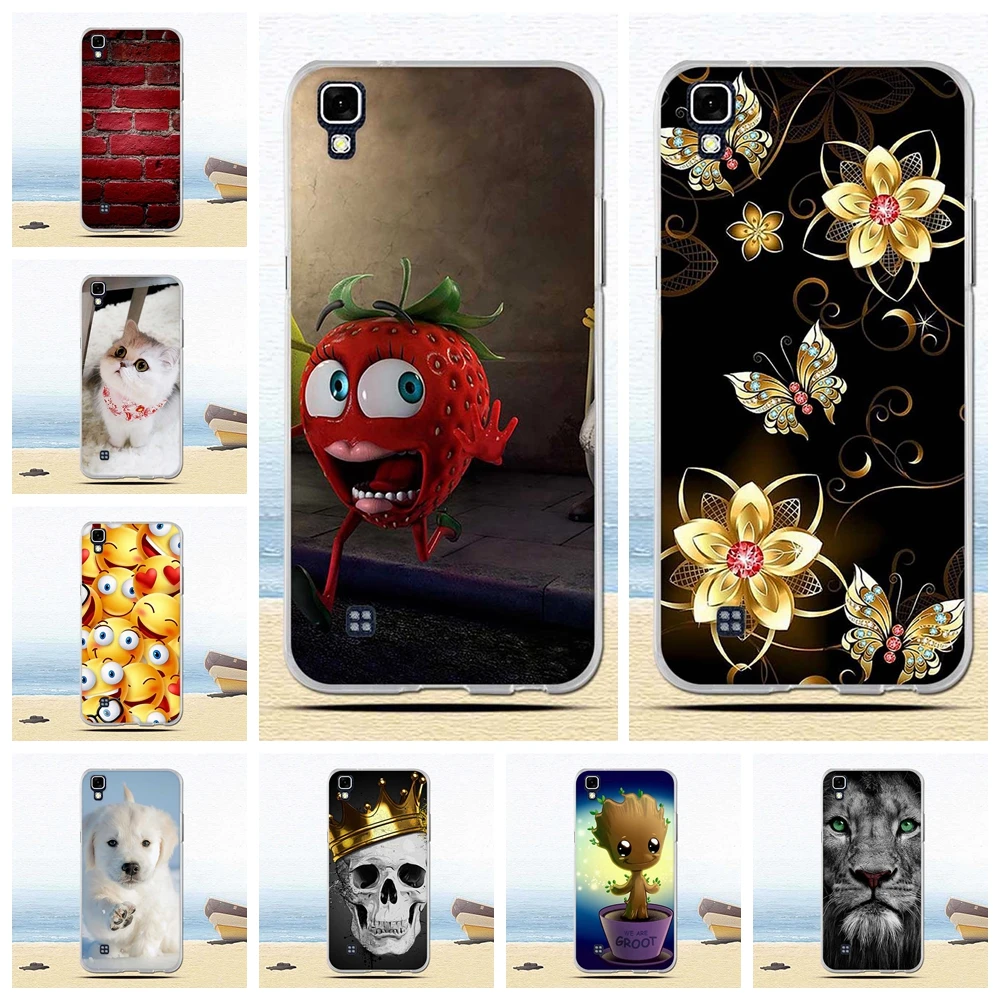 

Soft TPU Silicone Case For LG X Power LS755 5.3 Inch Luxury Floral Pattern Back Cover For LG X Power K220 K220DS Phone Cases