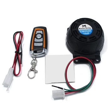 

Motorcycle Alarm System Anti-theft Security Saucer Motorbike Burglar Alarm Remote Control Key Fob High Quality
