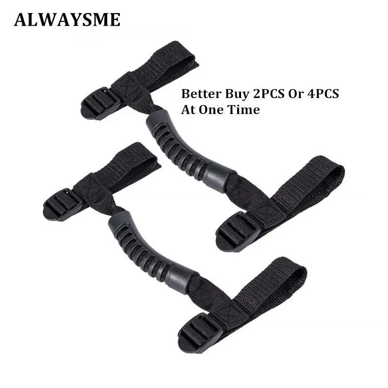 ALWAYSME автомобильные ручки для Jeep Wrangler Polaris Honda Yamaha Kawasaki UTV& ATV лучше купить 2 шт. или 4 шт