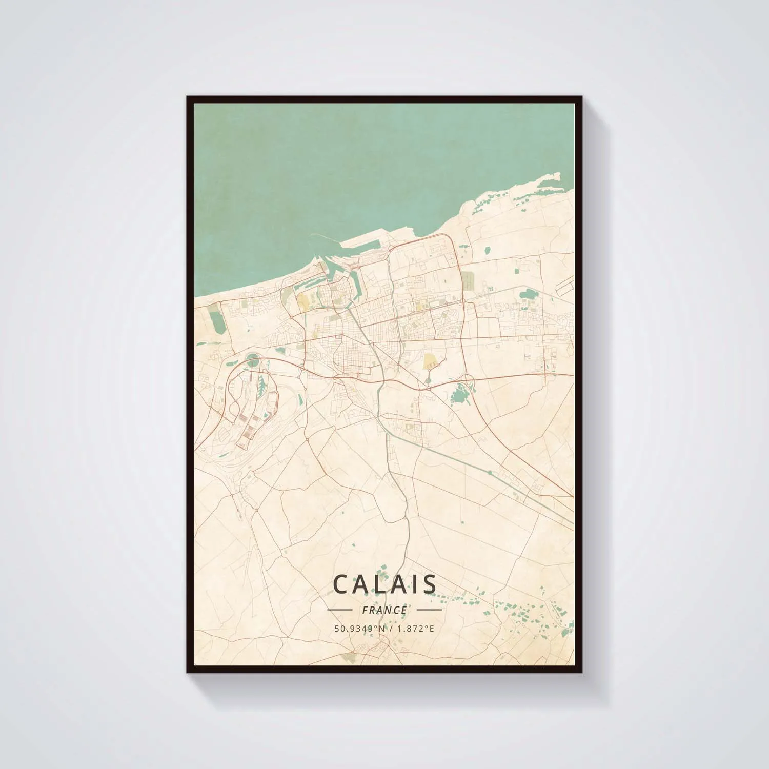 6 AixenProvence Amiens Angers Besancon Bordeaux best Caen Calais Cannes Cayenne clermonferrand Dijon dunkerk Франция плакат - Цвет: 6