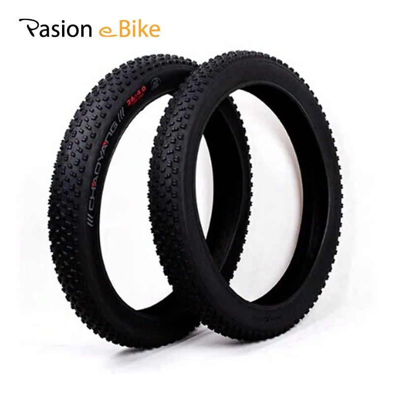 PASION E BIKE 26x4,0 ''шины для полных велосипедов для Chaoyang, одна пара, 26 дюймов шины для полных велосипедов для Sondors, Ebike шины - Цвет: Black Tyre