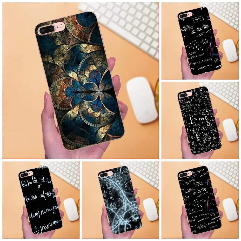TPU чехол для мобильного телефона Xiaomi Redmi Note 2 3 3S 4 4A 4X 5 5A 6 6A Pro Plus Mathematics E = mc2