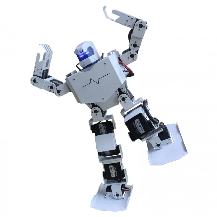 Робот робот Thanksbuye 16DOF Robo Soul H3s Biped двухногий человек комплект в алюминиевой раме с