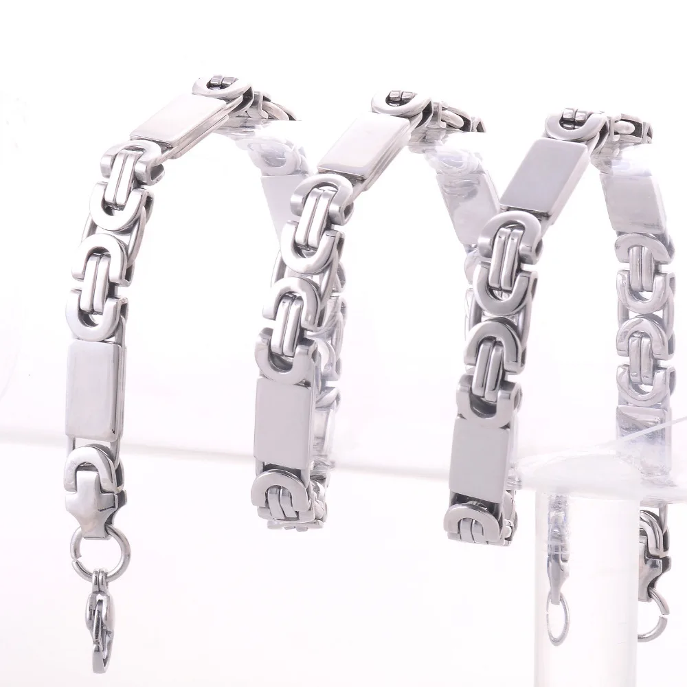 New Design Men's Stainless Steel Necklaces Chains Fashion Punk Men
