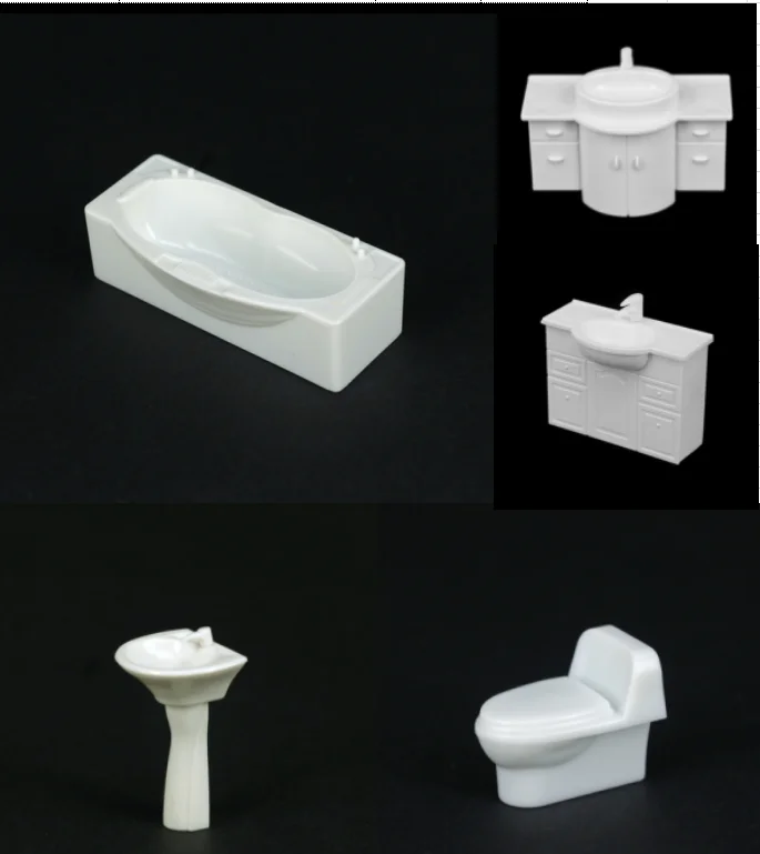

1:50 scale model bathroom furnitures, model bathtube,model sink model Toilet