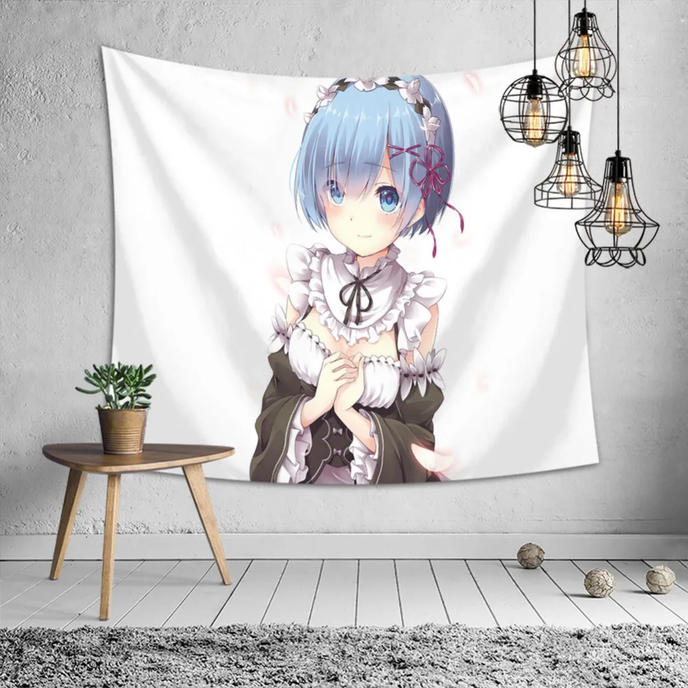Re Zero начиная с разных миров гобелен Настенный декор домашний сделай сам|Гобелен| |