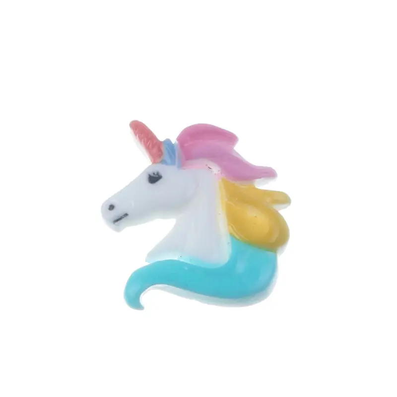 

LF 20Pcs Mixed Unicorn Resin Cabochon Flatback Decoration Crafts Cute Embellishments For Scrapbooking Diy Accessories