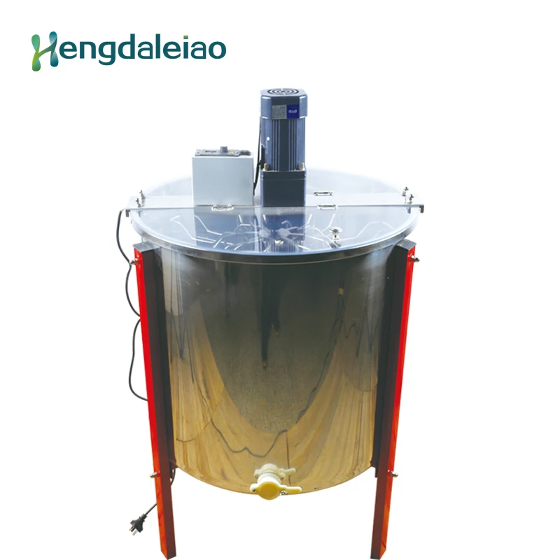 

Beekeeping Equipment/Tools Stainless Steel 8 frames Auto Electric Honey Extractor/Bee Centrifuge Machine with Three Red Legs